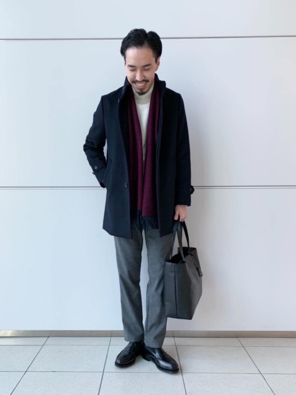 美品 グリーンレーベルリラクシング スーツ 上下 セット 千鳥格子 XL 黒 WORK TRIP OUTFITS GREEN LABEL RELAXING（ワークトリップアウト
