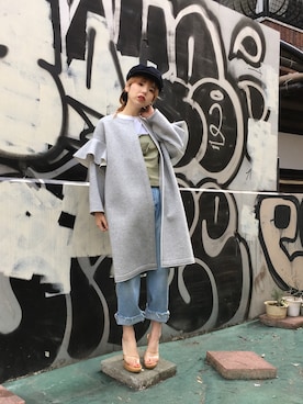 「マリンキャップ」｜OZAWA  さん（レディース・158cm）の冬コーディネート