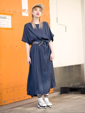 「OSMOSIS（オズモーシス）のアイテム」を使った、OZAWA  さん（レディース・158cm）の春コーディネート