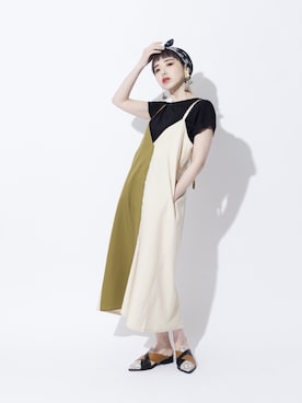 「OSMOSIS（オズモーシス）のアイテム」を使った、OZAWA  さん（レディース・158cm）の夏コーディネート