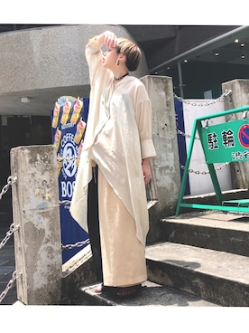 「透け」｜OZAWA  さん（レディース・158cm）の夏コーディネート