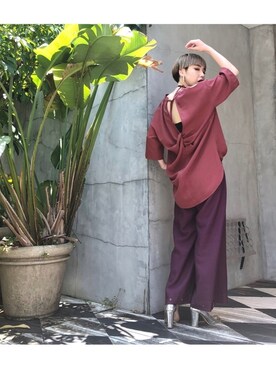 OZAWA  さん（レディース・158cm）の夏コーディネート