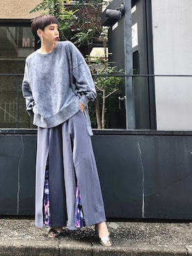 「くすみカラー」｜OZAWA  さん（レディース・158cm）の秋コーディネート