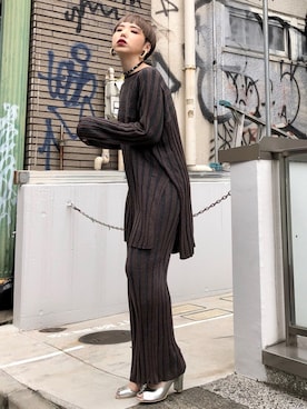 「くすみカラー」｜OZAWA  さん（レディース・158cm）の秋コーディネート