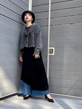 「くすみカラー」｜OZAWA  さん（レディース・158cm）の秋コーディネート