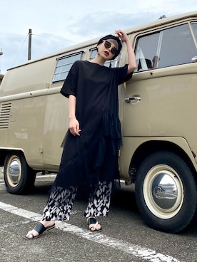 「OSMOSIS（オズモーシス）のアイテム（ワンピース/ドレス）」を使った、OZAWA  さん（レディース・158cm）の春コーディネート