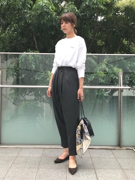 「Kinloch（キンロック）のアイテム」を使った、SEKIさん（レディース・172cm）の秋コーディネート