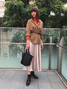 SEKIさん（レディース・172cm）の秋コーディネート