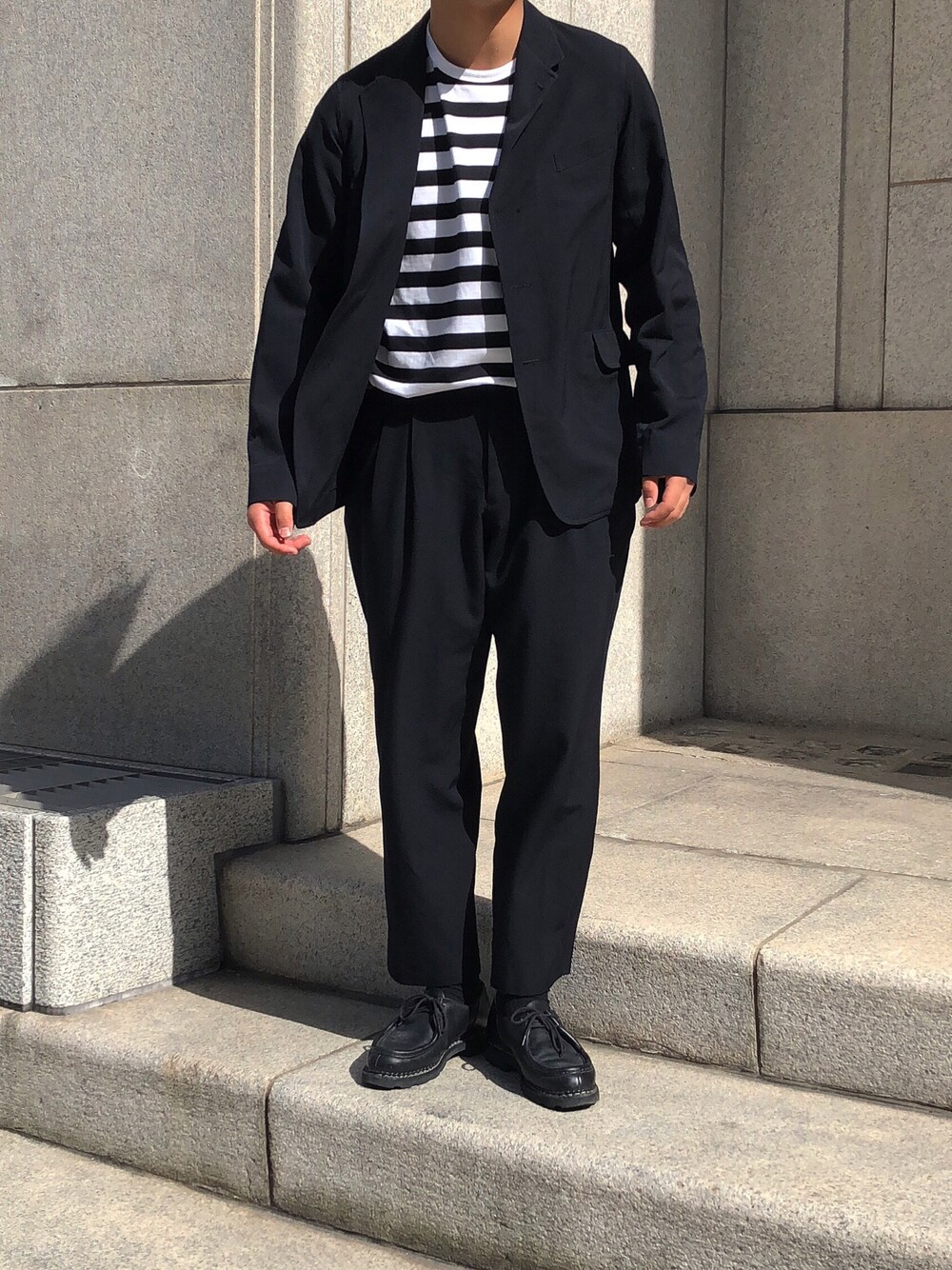 kazuya｜COMOLIのテーラードジャケットを使ったコーディネート - WEAR