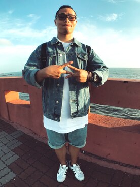 「LOFT（-）のアイテム」を使った、Op.rさん（メンズ・171cm）の春コーディネート