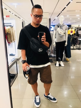 「LOFT（-）のアイテム」を使った、Op.rさん（メンズ・171cm）の夏コーディネート