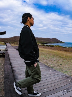 「アイテム（その他アウター）」を使った、Op.rさん（メンズ・171cm・20代）の冬コーディネート