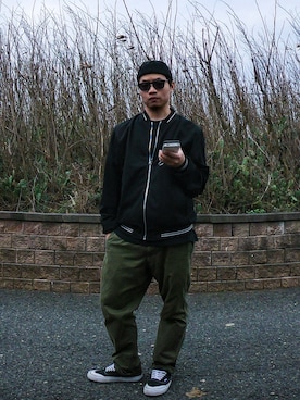 「アイテム（その他アウター）」を使った、Op.rさん（メンズ・171cm・20代）の冬コーディネート