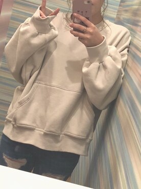 「平成最後のWEARISTAセンバツ」｜「アイテム（スウェット）」を使った、ayaneさん（レディース・158cm）の春コーディネート
