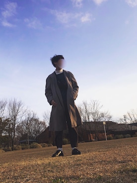 「Daniel Wellington」｜「アイテム（トレンチコート）」を使った、ベイベさん（メンズ・174cm）の春コーディネート