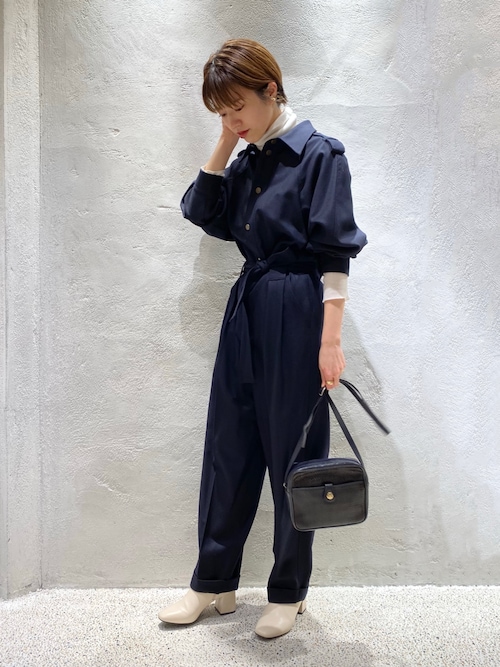 【未使用タグ付き】カレンソロジー　ラグランオールインワン　ウール　グレー 20210115203612540_500.jpg