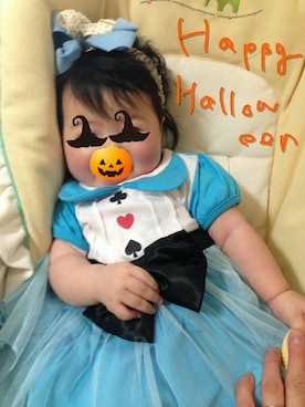 「wearhalloween2017」｜「アイテム（ワンピース/ドレス）」を使った、rinchanさん（キッズ・90cm）の秋コーディネート