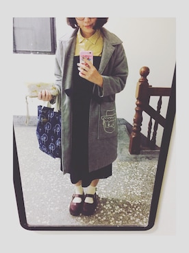 「gray」｜「アイテム（オールインワン・サロペット）」を使った、Frankieさん（レディース・158cm）の春コーディネート
