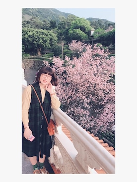 「planet（planet）のアイテム（トップス）」を使った、Frankieさん（レディース・158cm）の春コーディネート