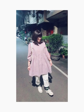 「planet（planet）のアイテム（ワンピース/ドレス）」を使った、Frankieさん（レディース・158cm）の春コーディネート