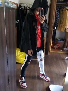 ShiNNeさん（メンズ・188cm）の冬コーディネート