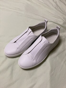 「ECCO（エコー）のアイテム（スリッポン）」を使った、NXさん（メンズ・183cm）の秋コーディネート