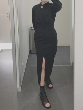 「Acne Studios（アクネストゥディオズ）のアイテム（サンダル）」を使った、アイリさん（レディース・155cm）の夏コーディネート