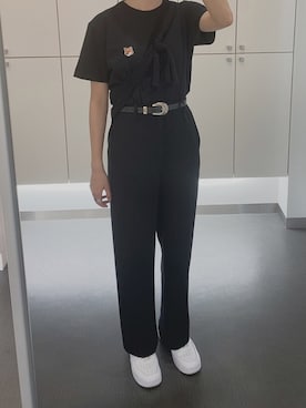 「MAISON KITSUNE」｜アイリさん（レディース・155cm）の夏コーディネート