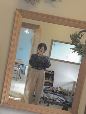 「GOODENOUGH（グッドイナフ）のアイテム」を使った、づんづんさん（レディース・163cm）の冬コーディネート