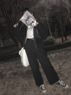 「アイテム（ブルゾン）」を使った、づんづんさん（レディース・163cm・10代）の冬コーディネート