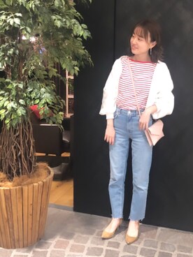 ちほ💗パーソナルスタイリストさん(レディース・159cm)の春コーディネート