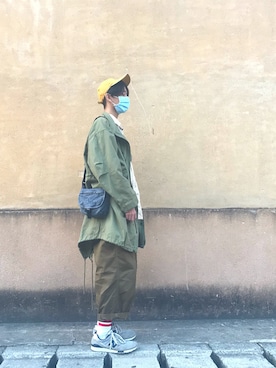「plain-me（プレインミー）のアイテム（マウンテンパーカー）」を使った、goodclrさん（メンズ・178cm）の春コーディネート