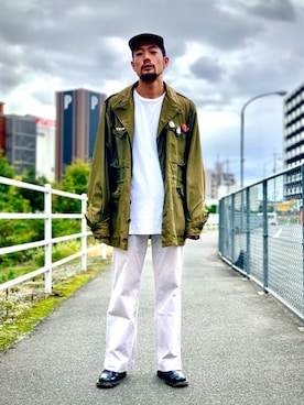 「PRADA（プラダ）のアイテム」を使った、maatttssuさん（メンズ・173cm）の春コーディネート