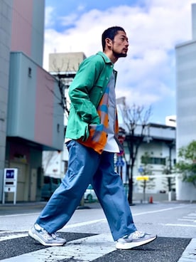 「URBAN RESEARCH（アーバンリサーチ）のアイテム（チノパンツ）」を使った、maatttssuさん（メンズ・173cm）の春コーディネート