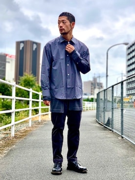 「PRADA（プラダ）のアイテム」を使った、maatttssuさん（メンズ・173cm）の春コーディネート
