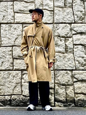 「アイテム（トレンチコート）」を使った、maatttssuさん（メンズ・173cm・30代）の春コーディネート