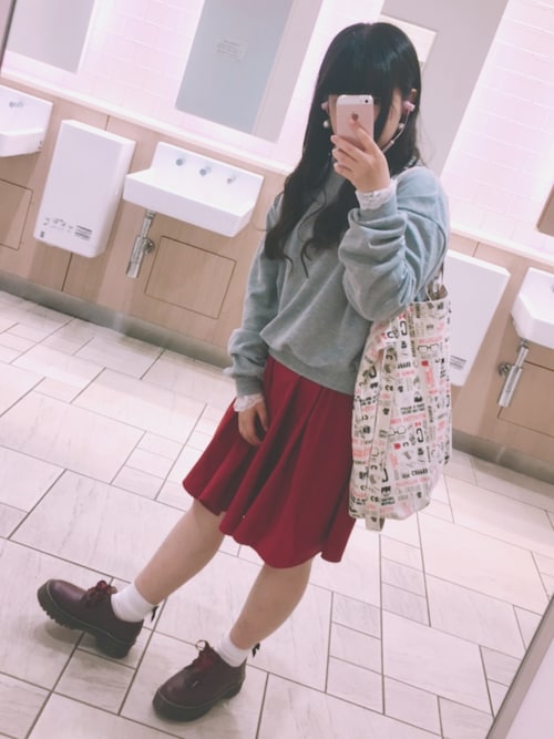 キャンプ 冗長 ラッカス Wego スウェット コーデ Sap S Jp