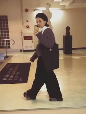 「お洒落好き」｜はら ゆなさん（レディース・155cm）の冬コーディネート