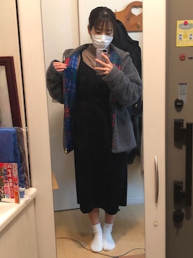 「Design Tshirts Store graniph（デザイン　ティーシャツ　ストア　グラニフ）のアイテム（ジャケット/アウター）」を使った、ほたてさん（レディース・158cm）の春コーディネート