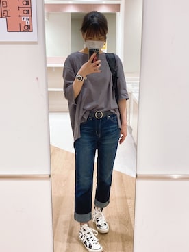 「HELLY HANSEN（ヘリーハンセン）のアイテム（バックパック/リュック）」を使った、ほたてさん（レディース・158cm）の夏コーディネート