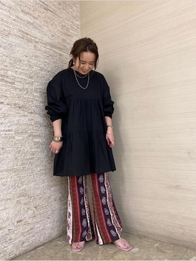 「SMIR NASLI（サミールナスリ）のアイテム」を使った、アンダープラウ AEON釧路店さん（レディース・151cm）の春コーディネート