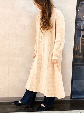 「CAVEZA ROSSO（カベサ ロッソ）のアイテム」を使った、アンダープラウ AEON釧路店さん（レディース・158cm）の春コーディネート