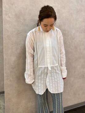 「おうちファッション」｜アンダープラウ AEON釧路店さん（レディース・151cm）の春コーディネート