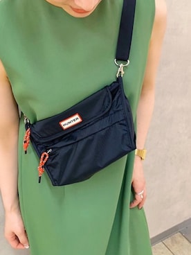 「アイテム（ボディバッグ/ウエストポーチ）」を使った、アンダープラウ AEON釧路店さん（レディース・158cm）の夏コーディネート