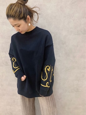 「CLOCHE（クロシェ）のアイテム」を使った、アンダープラウ AEON釧路店さん（レディース・158cm）の秋コーディネート