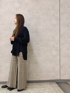 「DIARIUM（ディアリウム）のアイテム」を使った、アンダープラウ AEON釧路店さん（レディース・158cm）の秋コーディネート