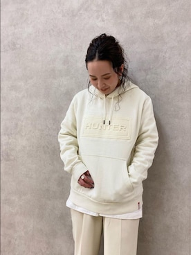 「HUNTER（ハンター）のアイテム」を使った、アンダープラウ AEON釧路店さん（レディース・151cm）の冬コーディネート