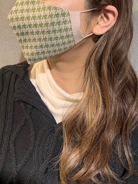 「アイテム（マスク）」を使った、アンダープラウ AEON釧路店さん（レディース・158cm）の冬コーディネート