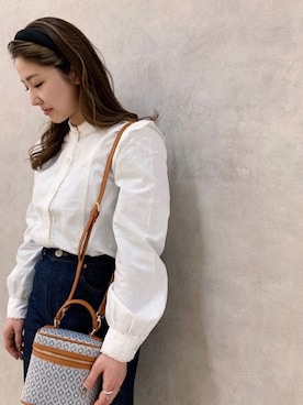 「アイテム（カチューシャ）」を使った、アンダープラウ AEON釧路店さん（レディース・158cm）の冬コーディネート