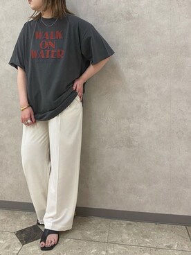 「SLY（スライ）のアイテム（アクセサリー）」を使った、アンダープラウ AEON釧路店さん（レディース・151cm）の春コーディネート